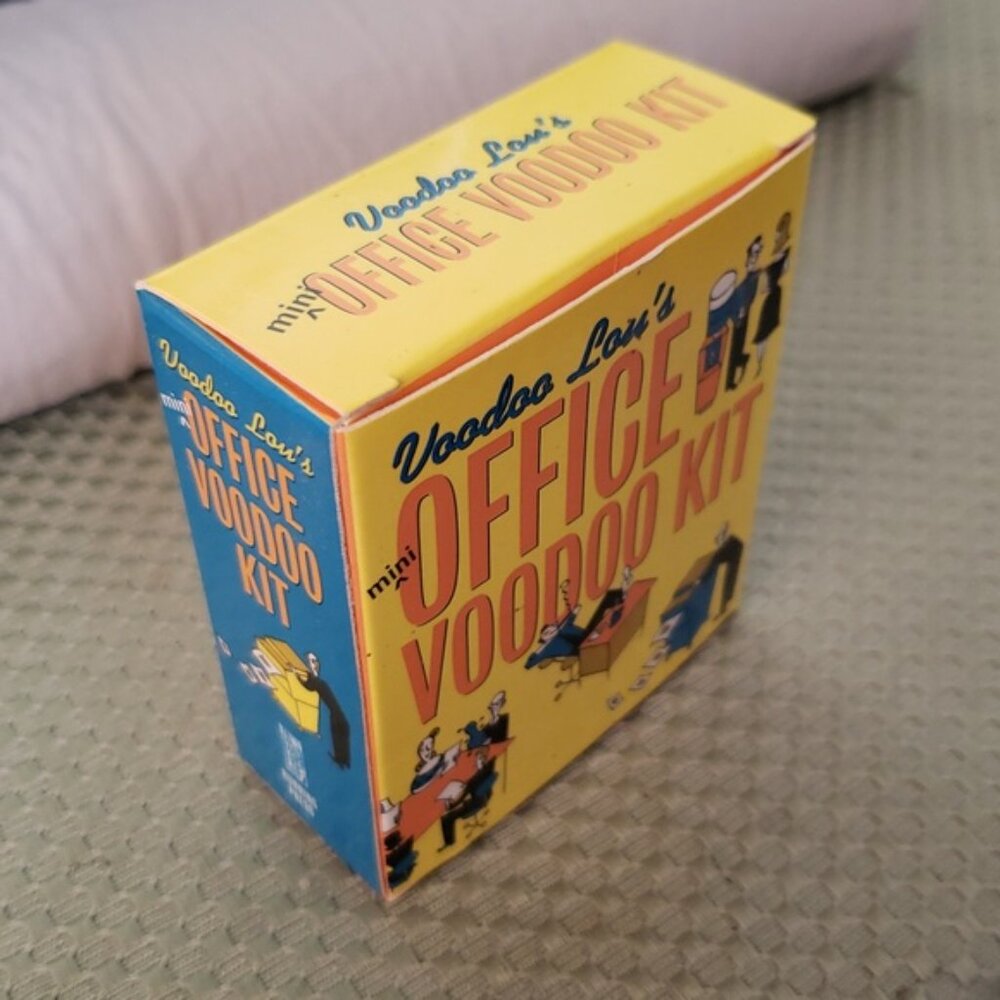 TWO ITEMS: Voodoo Lou's Office Voodoo Kit NiB PLUS a Mini Office Voodoo Doll!